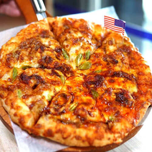 US Pizza menu