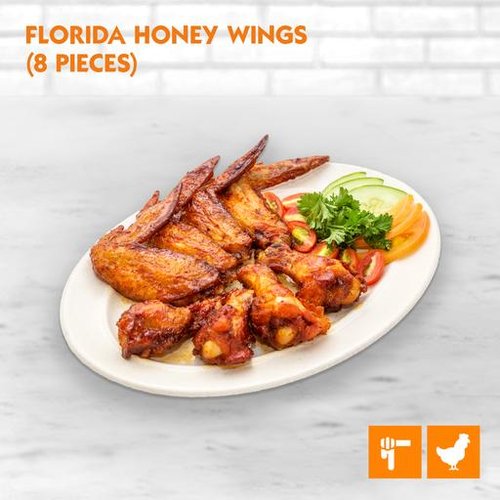 Florida Honey Wings (8 pieces)