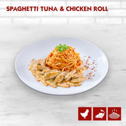 Spaghetti Tuna & Chicken Roll