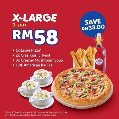 X-Large (3 Pax)