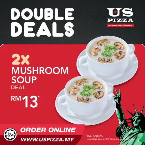 2× Creamy Mushroom Soup